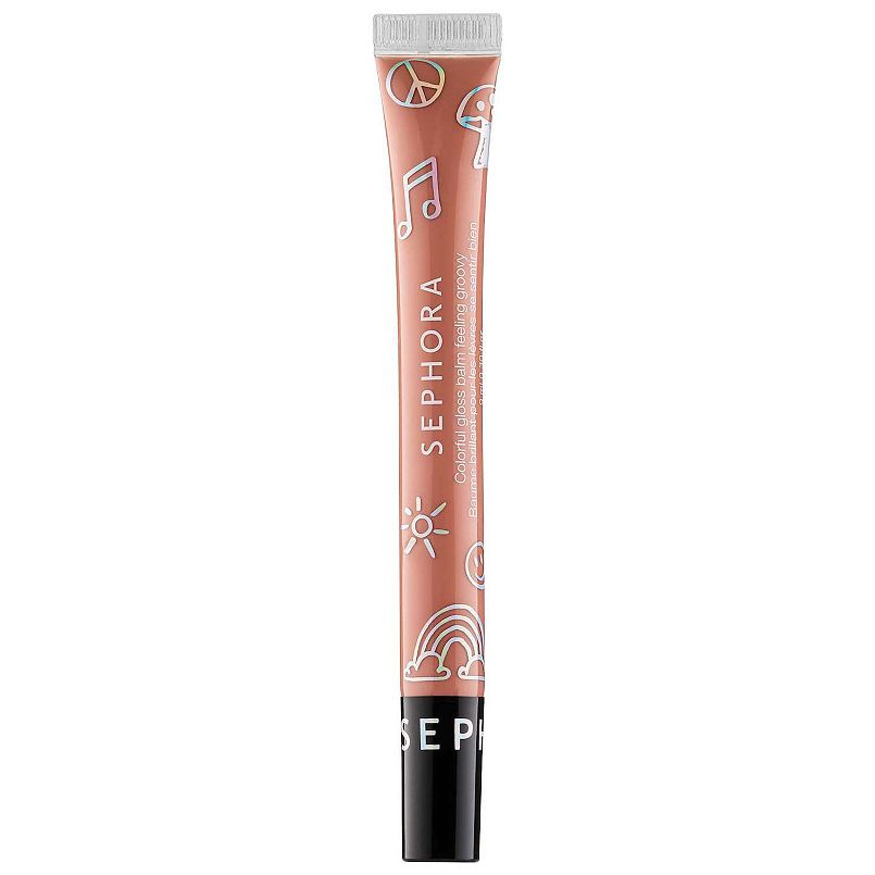 colorful gloss balm feeling groovy